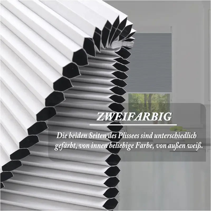 BukkitBow - Plissé / Jaloezie - Dubbele Geplooide Honingraat Rolgordijn - Breedte 45-120cm - Hoogte 130/220cm