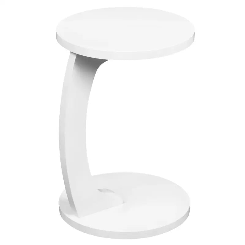 BukkitBow - Ronde Bijzettafel - 38x55 cm - C-vormig - Ruimtebesparend Ontwerp