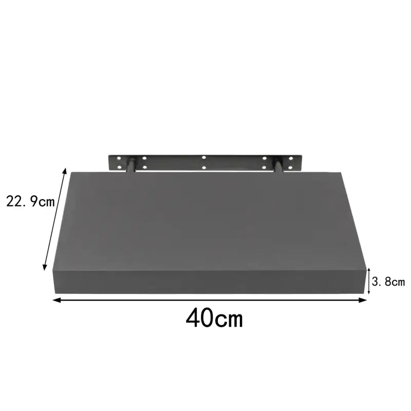 BukkitBow - Set van 2 Wandplanken - MDF - Zwevend Design - Diverse Maten - Maximale Belasting 5kg