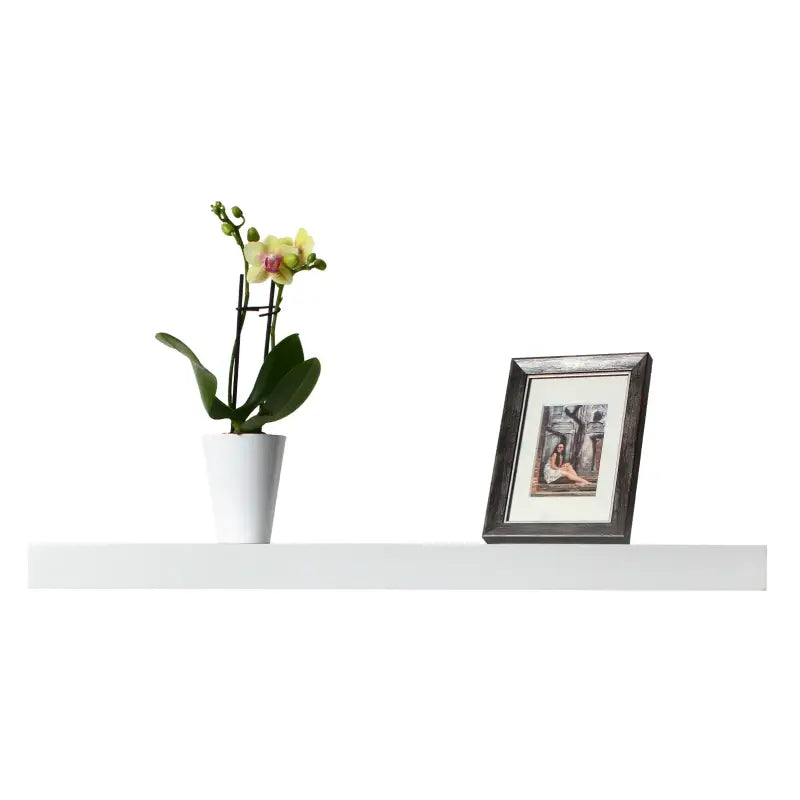 BukkitBow - Set van 3 Wandplanken - MDF Wit Hout - Mat Afgewerkt - Diverse Maten - Maximaal 10kg per Plank