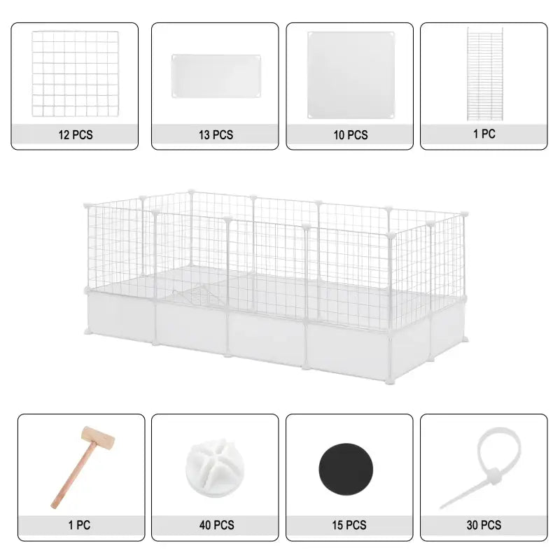 BukkitBow - Uitbreidbare Kleine Dieren - Metaal Materiaal - Geschikt voor Binnen - 142x53x71cm