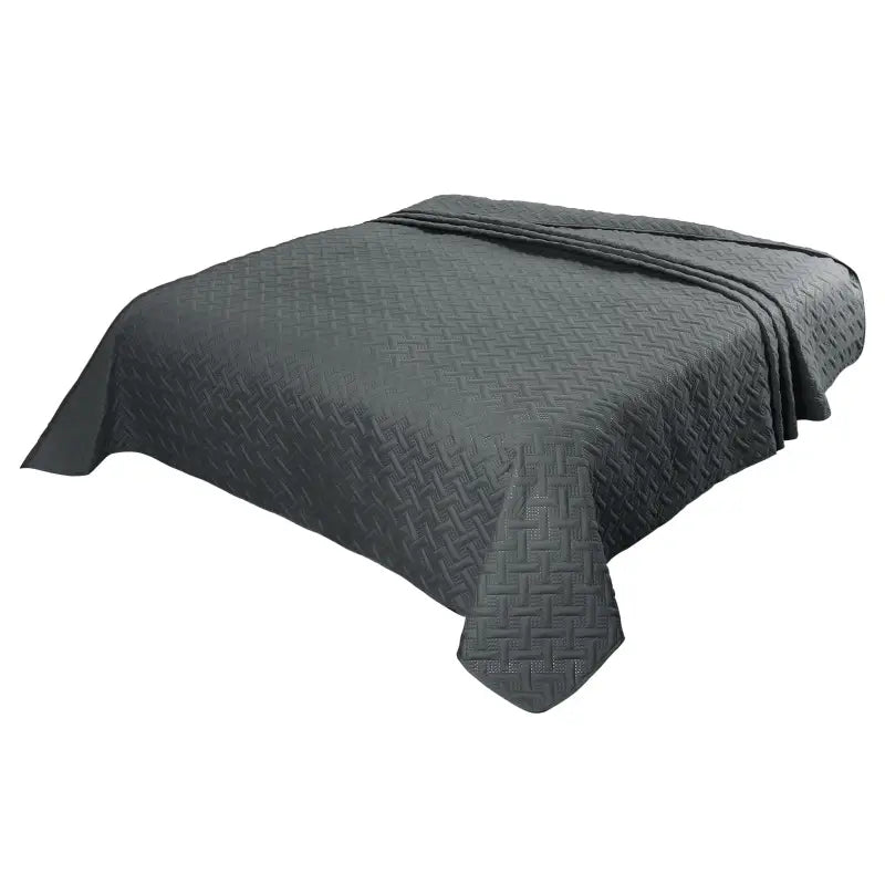 BukkitBow - Ultrasone Bedsprei - 100% Microfiber - Geometrische Patronen - Beschikbaar in Donkergrijs/Grijs - Verschillende Maten - Lichtgewicht