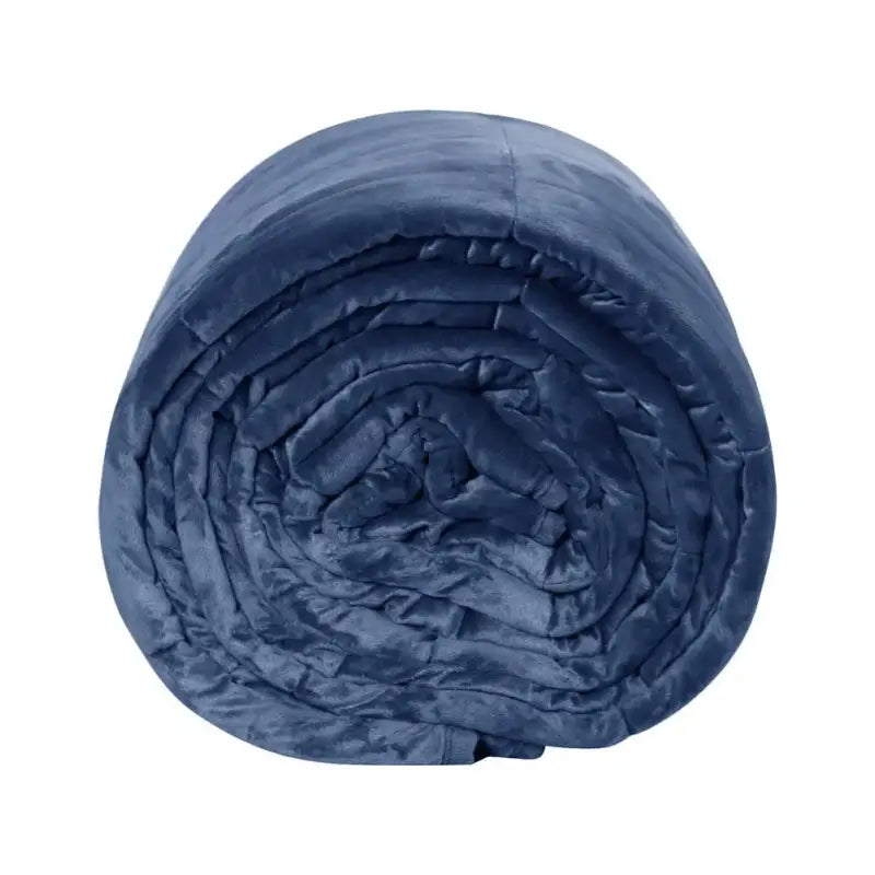 BukkitBow - Verzwaringsdeken - Gewogen Deken van Microfiber en Polyester - Blauw - Verlicht Stress en Angst