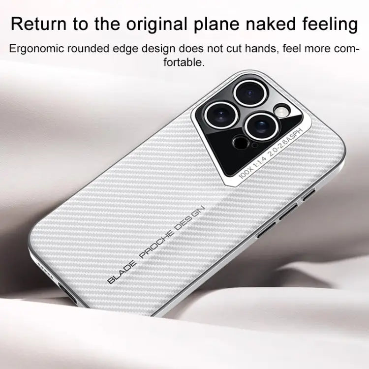 PC-telefoonhoesje met koolstofvezeltextuur