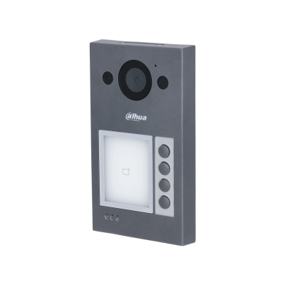 VTO3311Q-WP, Video Intercom 4 knops buitenpost PoE en WiFi met Proximity