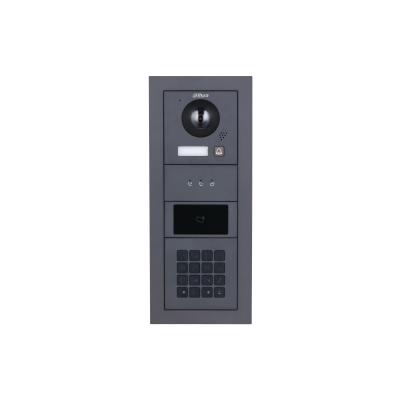 VTO4202FB-P1 Video Intercom Camera Hoofdmodule Zwart met 1 beldrukker