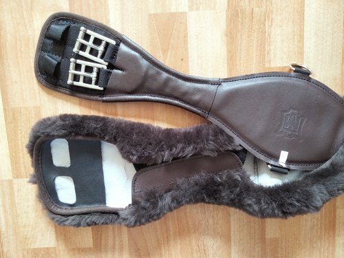 Dressuursingel Luxe Leder Slim Line