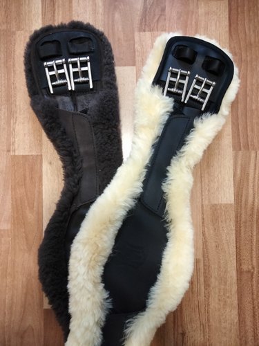 Dressuursingel Luxe Leder Slim Line