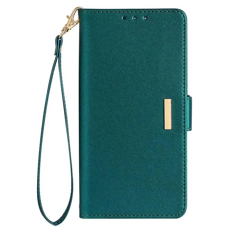 Voor Samsung Galaxy A36 5G Crossbody Chain Leather Telefoonhoesje (Groen)
