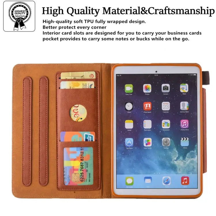 Hardware Buckle Smart Leather Tablet Case