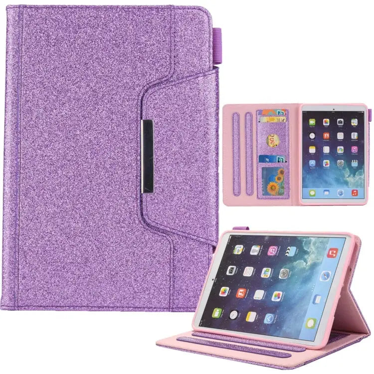 Hardware Buckle Smart Leather Tablet Case