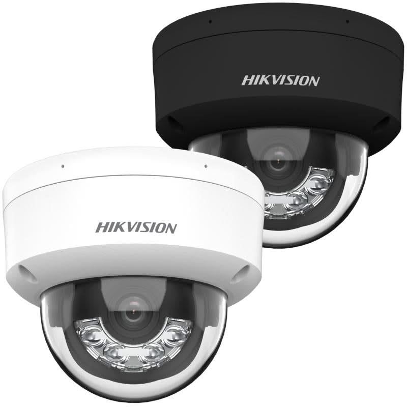 DS-2CD1183G2-LIU(F), 8MP 4K Dome Camera, AcuSense, Smart Hybrid Light, PoE en 2x Microfoon