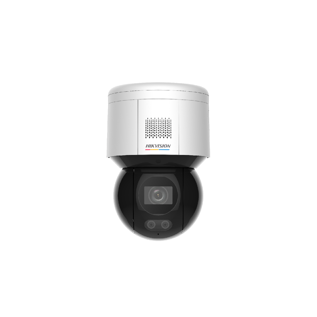 DS-2DE3A404IWG-E/W, 4 MP, PTZ, Smart Hybrid LED, WiFi, 2-weg audio, Incl. muursteun