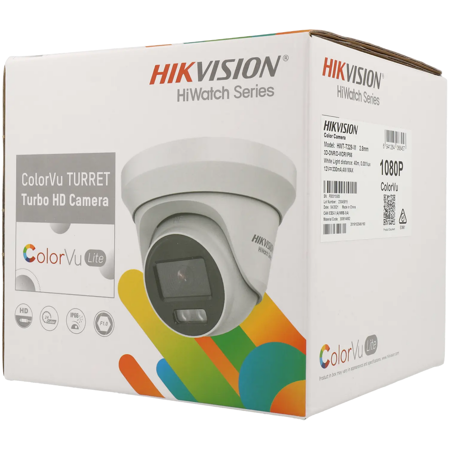 HWT-T229-M, 2Mp, Turbo HD, ColorVu Turret