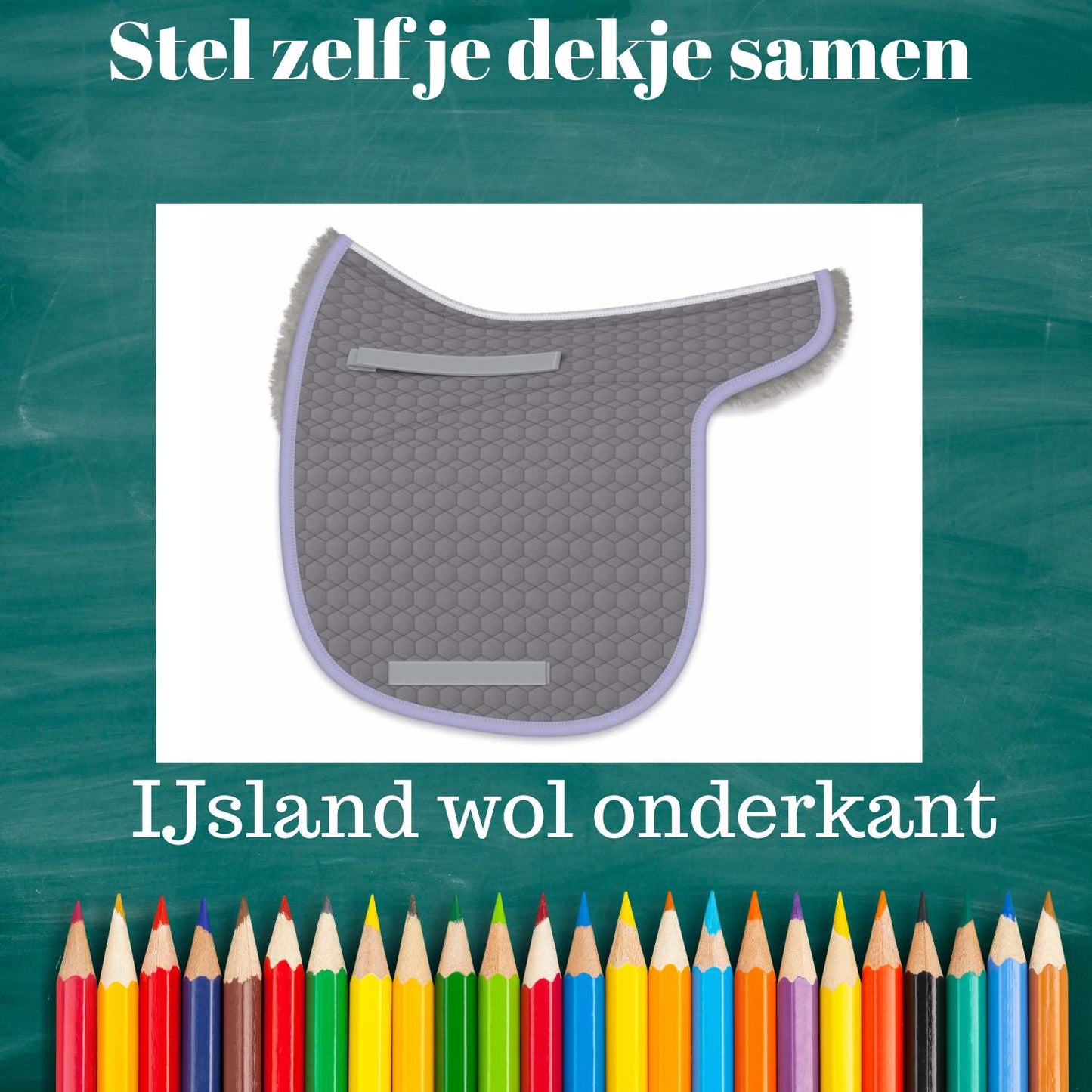 IJsland dekje met bont onder