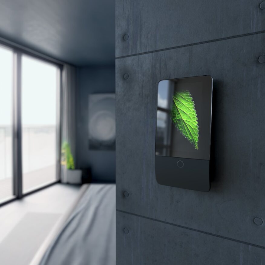 JA-116E-AN, Bedraad BUS Touchscreen, RFID-lezer, Antraciet