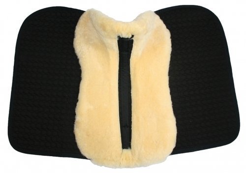 Mattes dekje met lamsbont