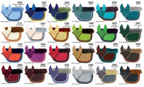 Mattes lamswol roundskirt westernpad