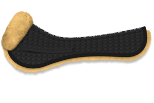 Mattes onderlegger voorzijde bontrand