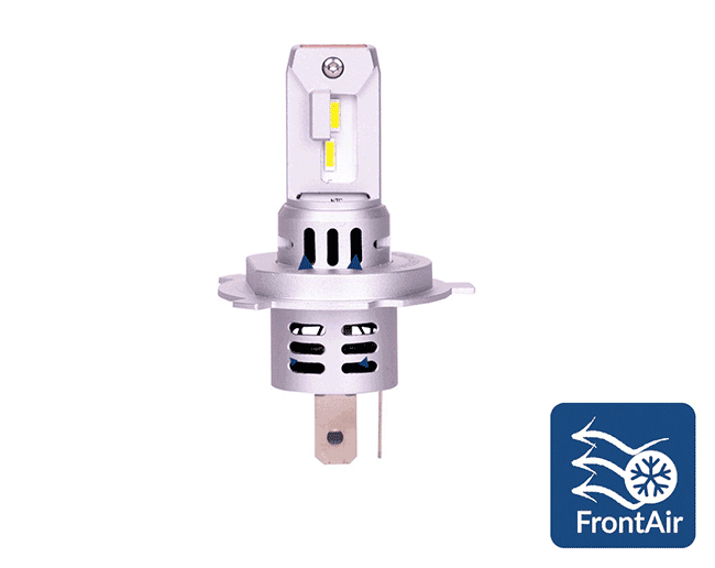 HB3 9005 koplampenset daglichtwit 6000K - 35 Watt & 2000 Lm/stuk | 12VDC - actieve koeling
