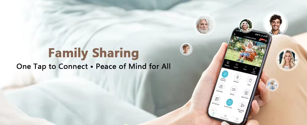 Raamcamera Dual WiFi, Micro SD, Starlight, 4Mp resolutie