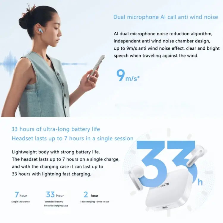 Original Xiaomi Redmi Buds 6S In-ear True Wireless Earbuds