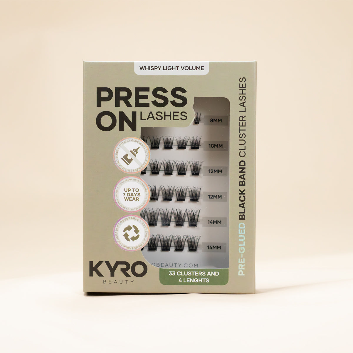 Voorgelijmde Whispy Light - Opdrukbare Wimpers