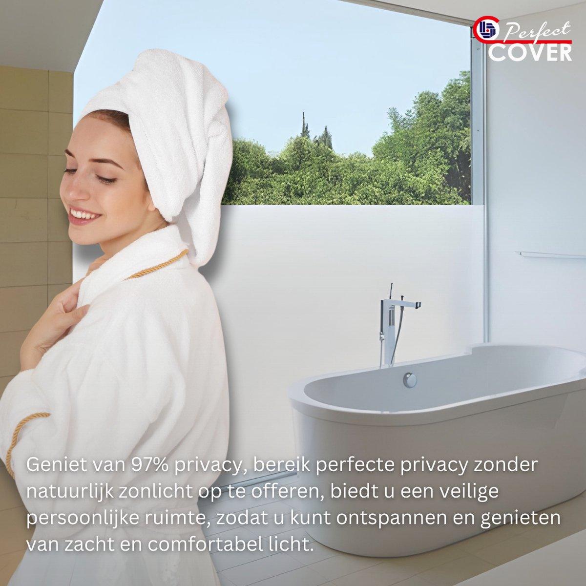 Perfect Cover Anti-mürekkep Melkglas Raamfolie - Dahil. Rakel en Mesje - 12 Maten'de Verkrijgbaar