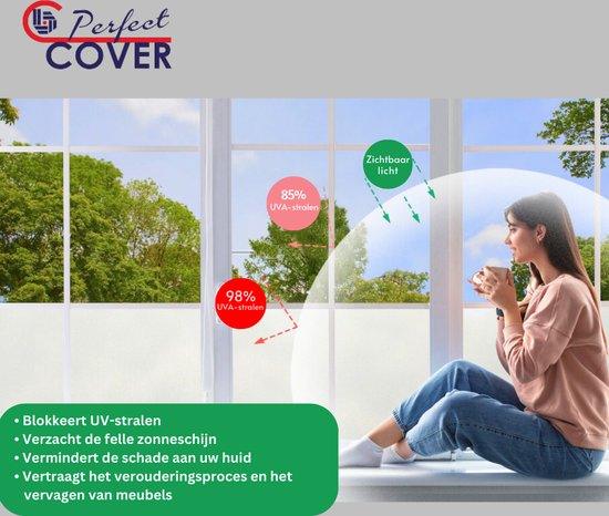 Perfect Cover Anti-mürekkep Melkglas Raamfolie - Dahil. Rakel en Mesje - 12 Maten'de Verkrijgbaar