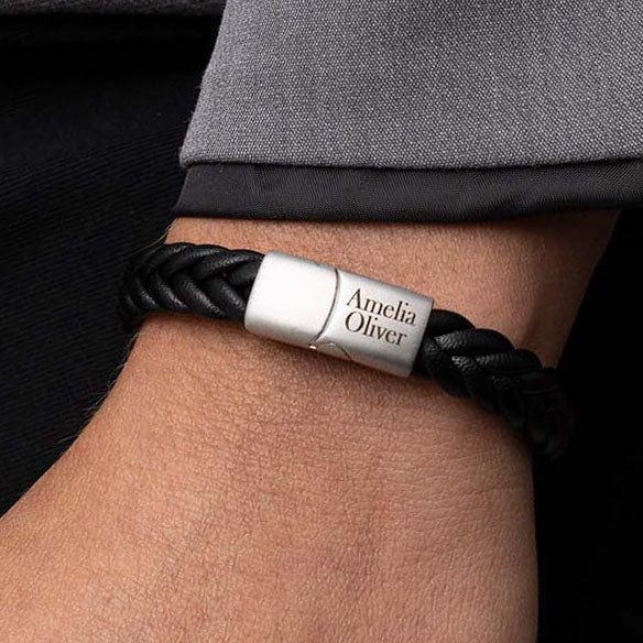 Axel mat zilveren armband