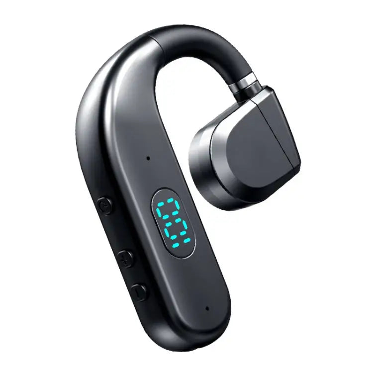 T50 Bluetooth 5.3 Wireless Headphone Single Ear Digital Display Stereo Earbuds, Color Boxed