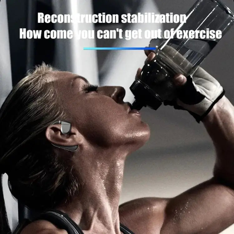 T50 Bluetooth 5.3 Wireless Headphone Single Ear Digital Display Stereo Earbuds, Color Boxed