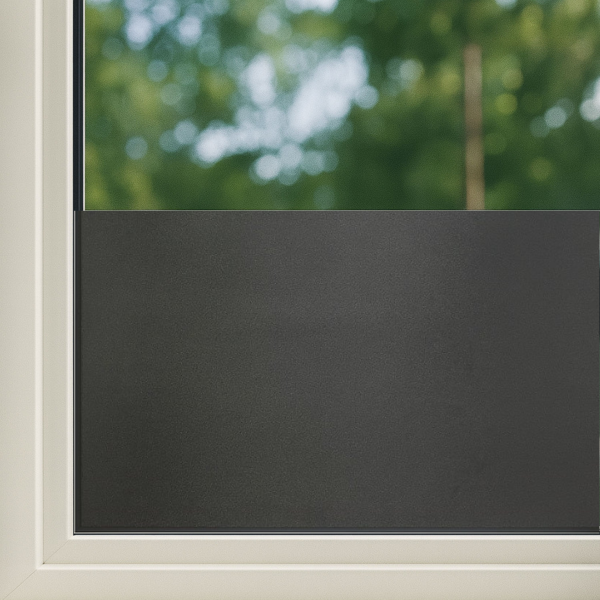 AVOID® - Raamfolie - Zilver Zwart - Verschillende Maten