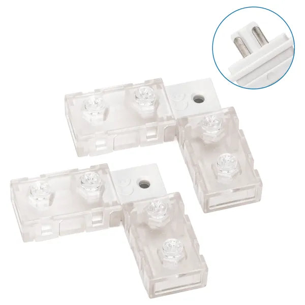 Lichtslang L-connector 2 stuks 230V AC - compleet 