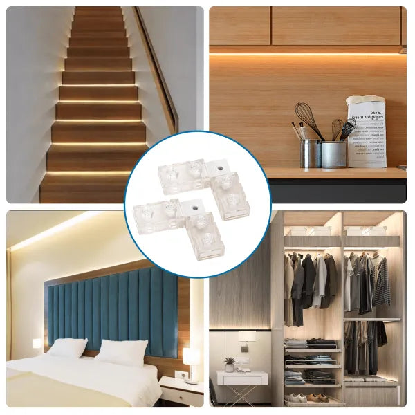 Lichtslang L-connector 2 stuks 230V AC - compleet 