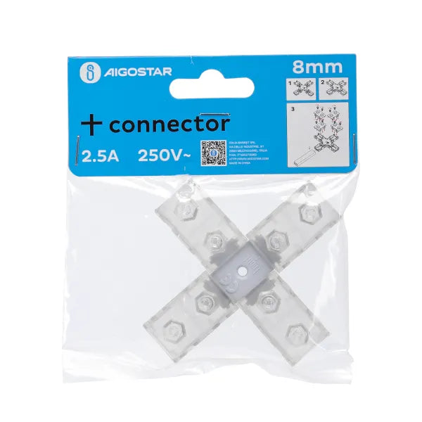 Lichtslang kruisconnector 230V AC - compleet