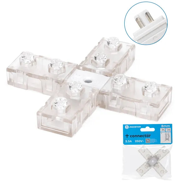 Lichtslang kruisconnector 230V AC - compleet