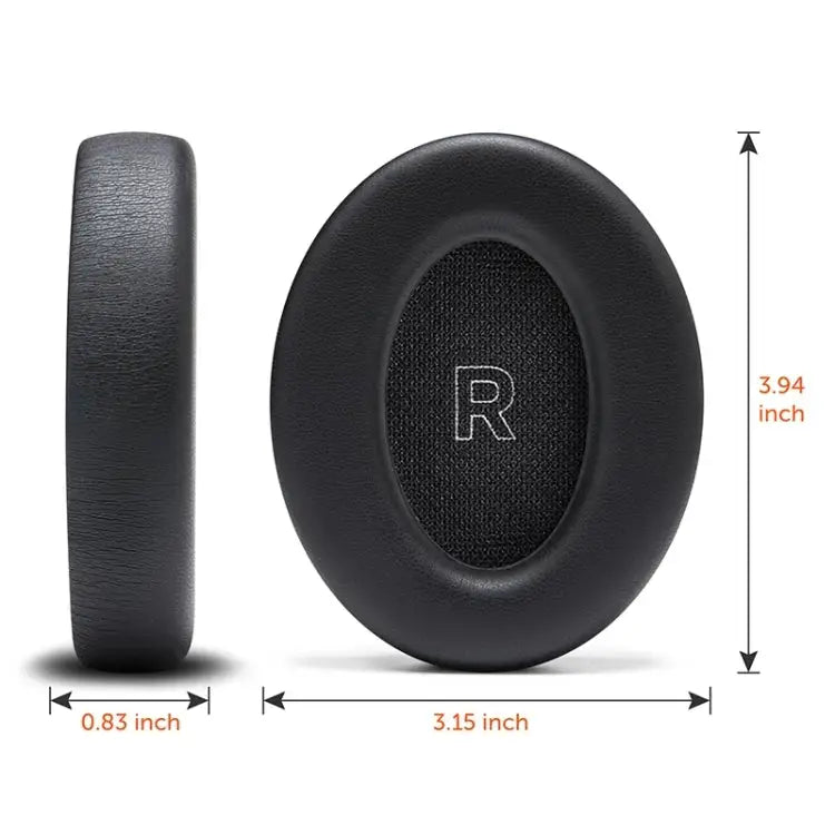 1 paar leren oorkappen met spons voor BOSE QC Ultra hoofdtelefoon