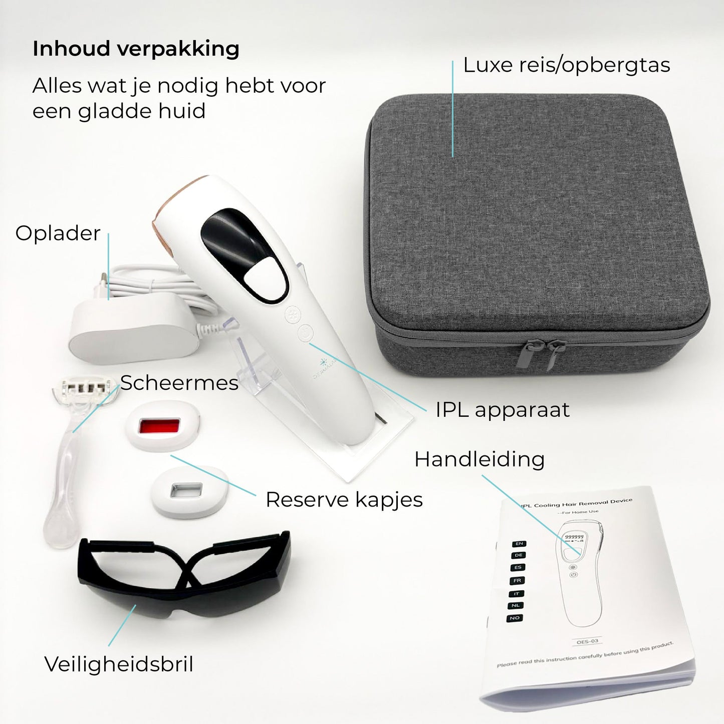 Dermalaze IPL Ontharingsapparaat 2.0