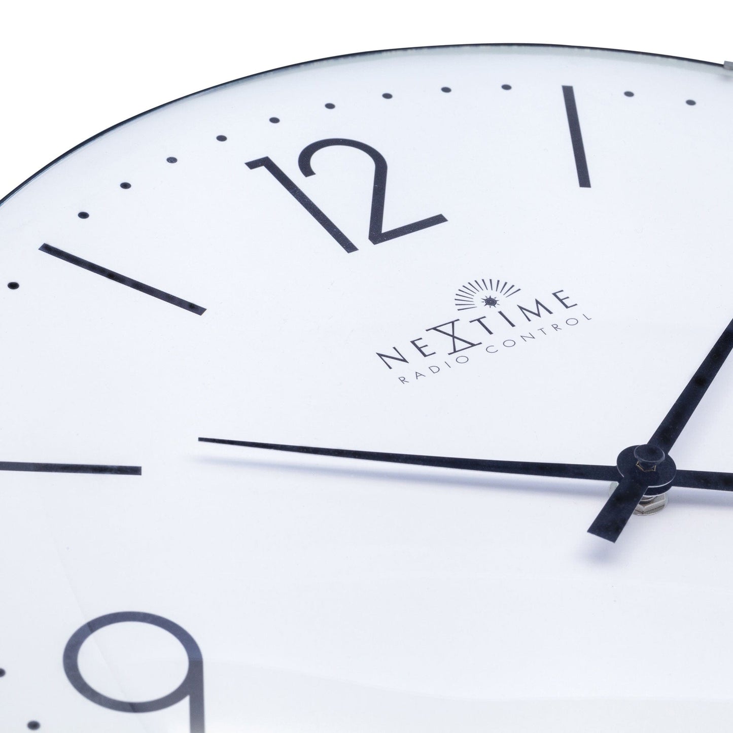 Wandklok 35cm - Radiografisch (DCF) - Koepelglas - "Atomic"