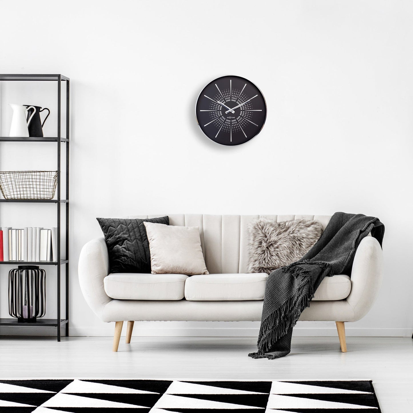 Wandklok 40cm - Stil - Metaal - "Excentriek"