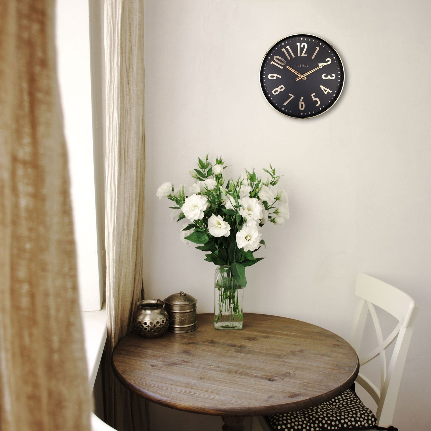 Wandklok 40cm - Stil - Metaal - "Alchemy" 