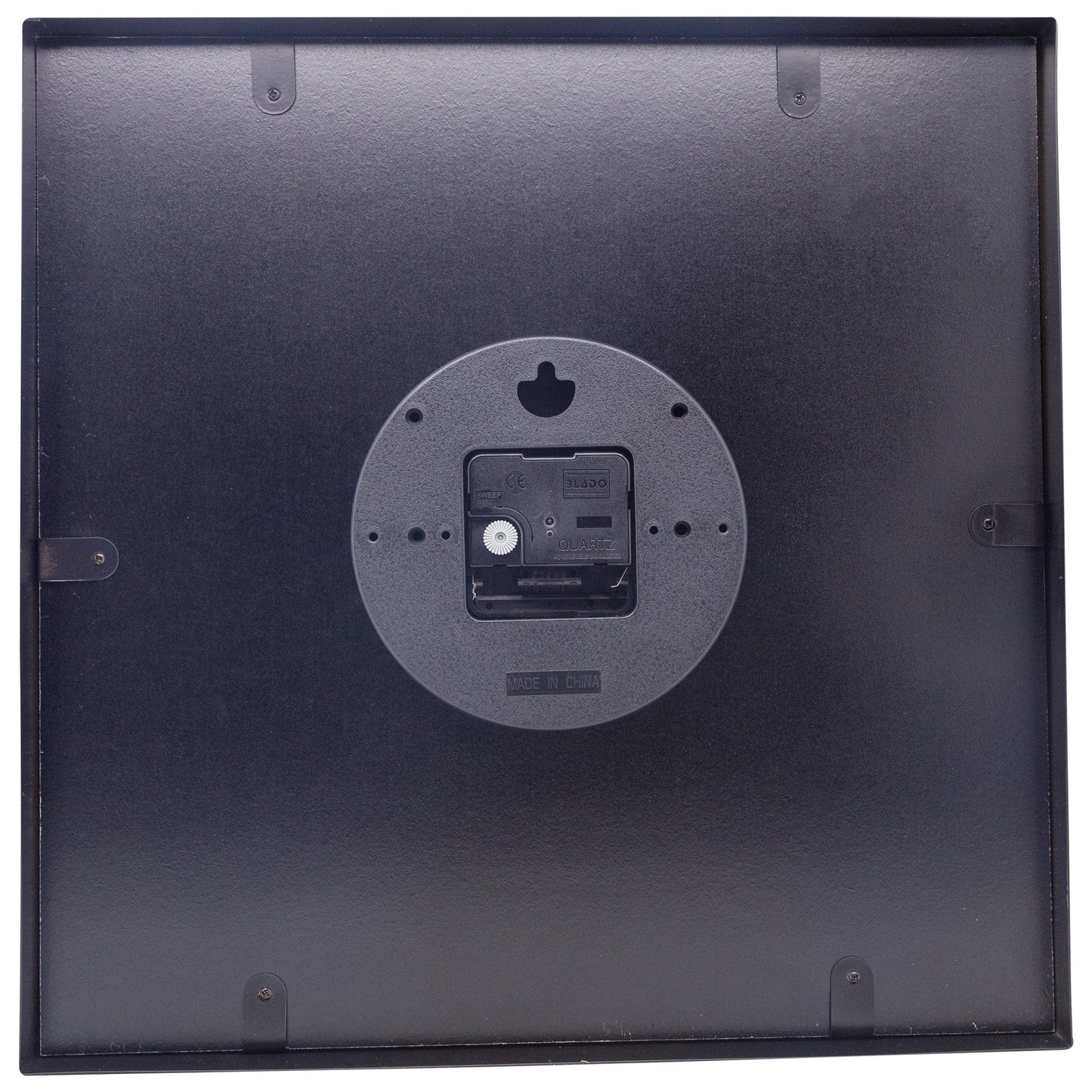 Wandklok 35x35cm - Stil - Arabisch - Metaal - "Be Square"