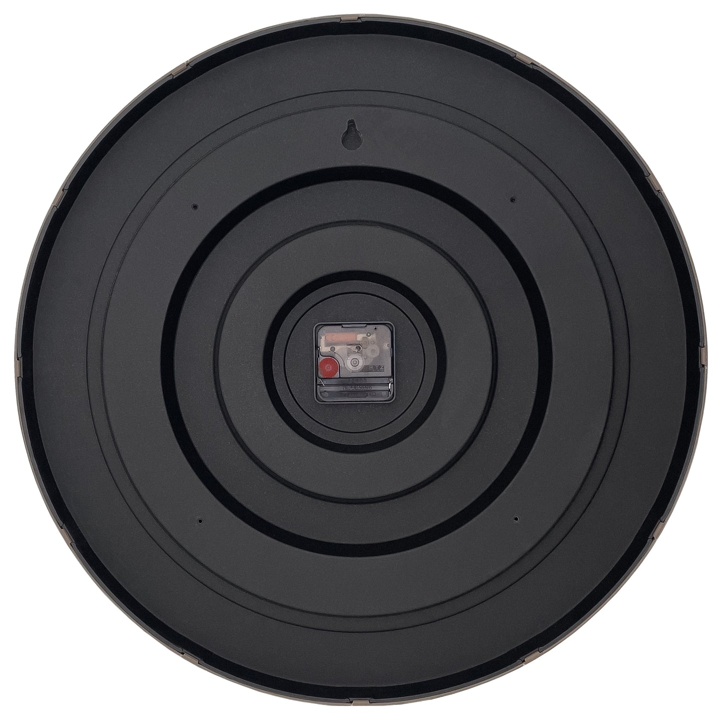 Wandklok 50cm-Silent-Zwart/Wit-Kunststof-NeXtime 'Dickens Large'