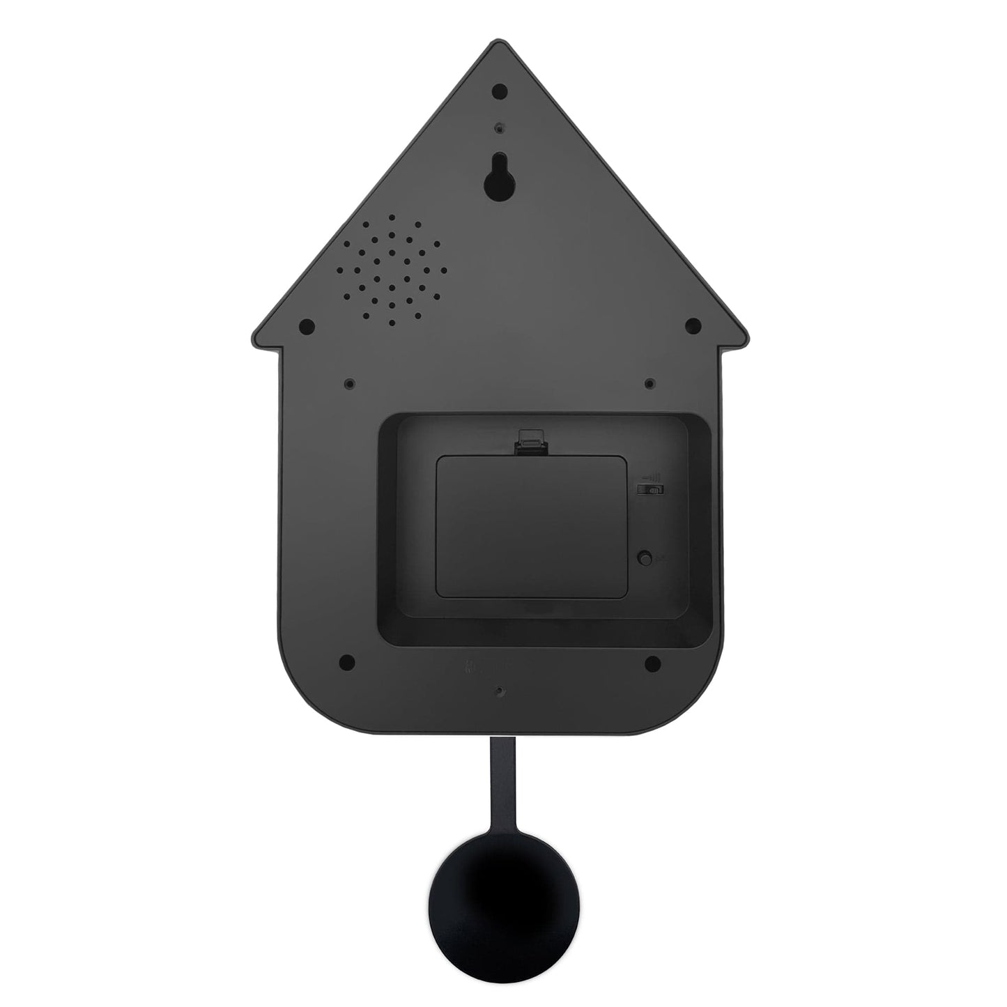 Wandklok 21,5x41,5x8,5cm - Slinger - Koekoek - NeXtime 'Twitter'