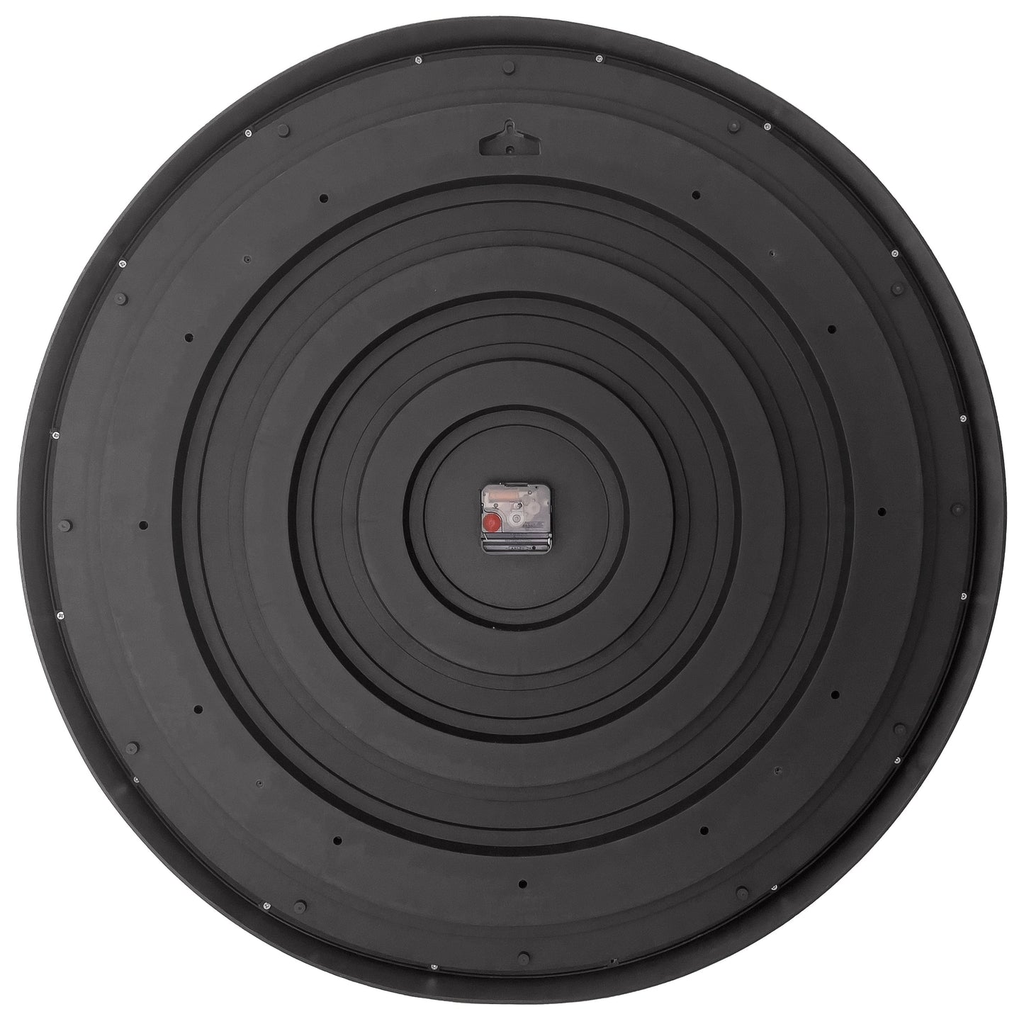 Wandklok 77cm-Zwart/Wit-Kunststof-NeXtime 'Galaxy Large'