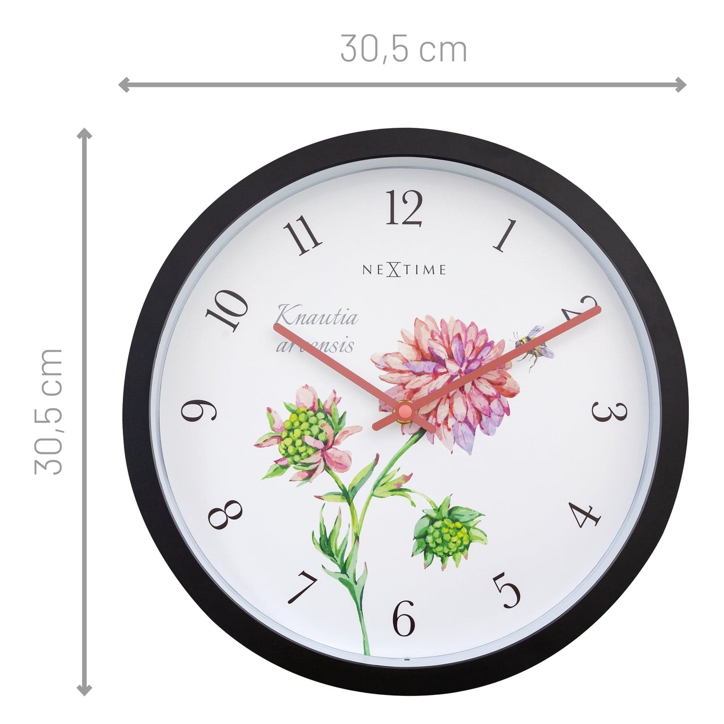 Weerbestendige buitenklok - 30,5 cm - Knautia