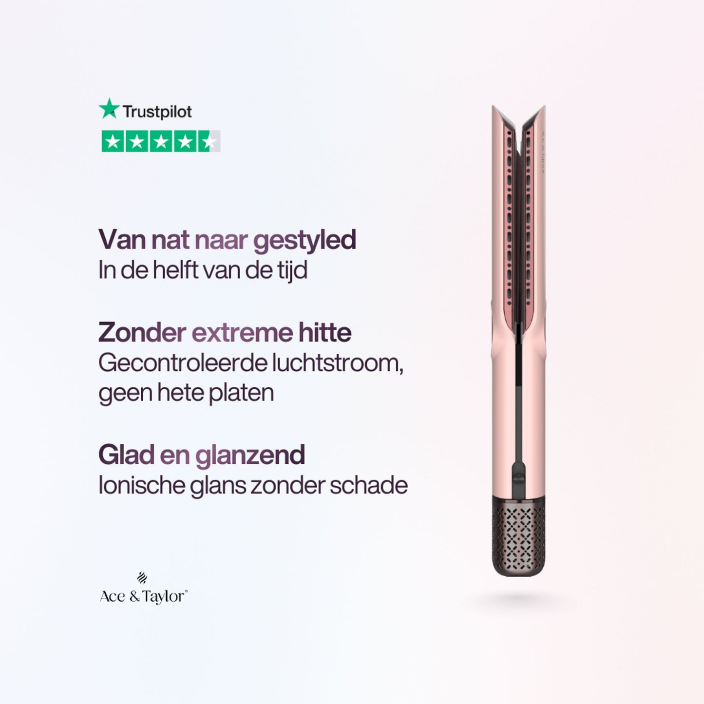 AirStraight Wet-to-Dry Stijltang