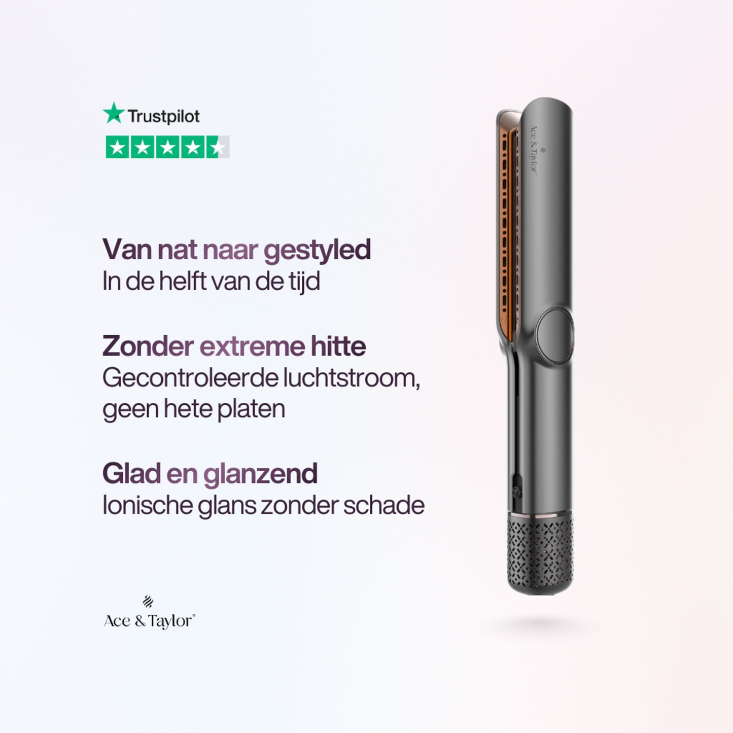 AirStraight Wet-to-Dry Stijltang