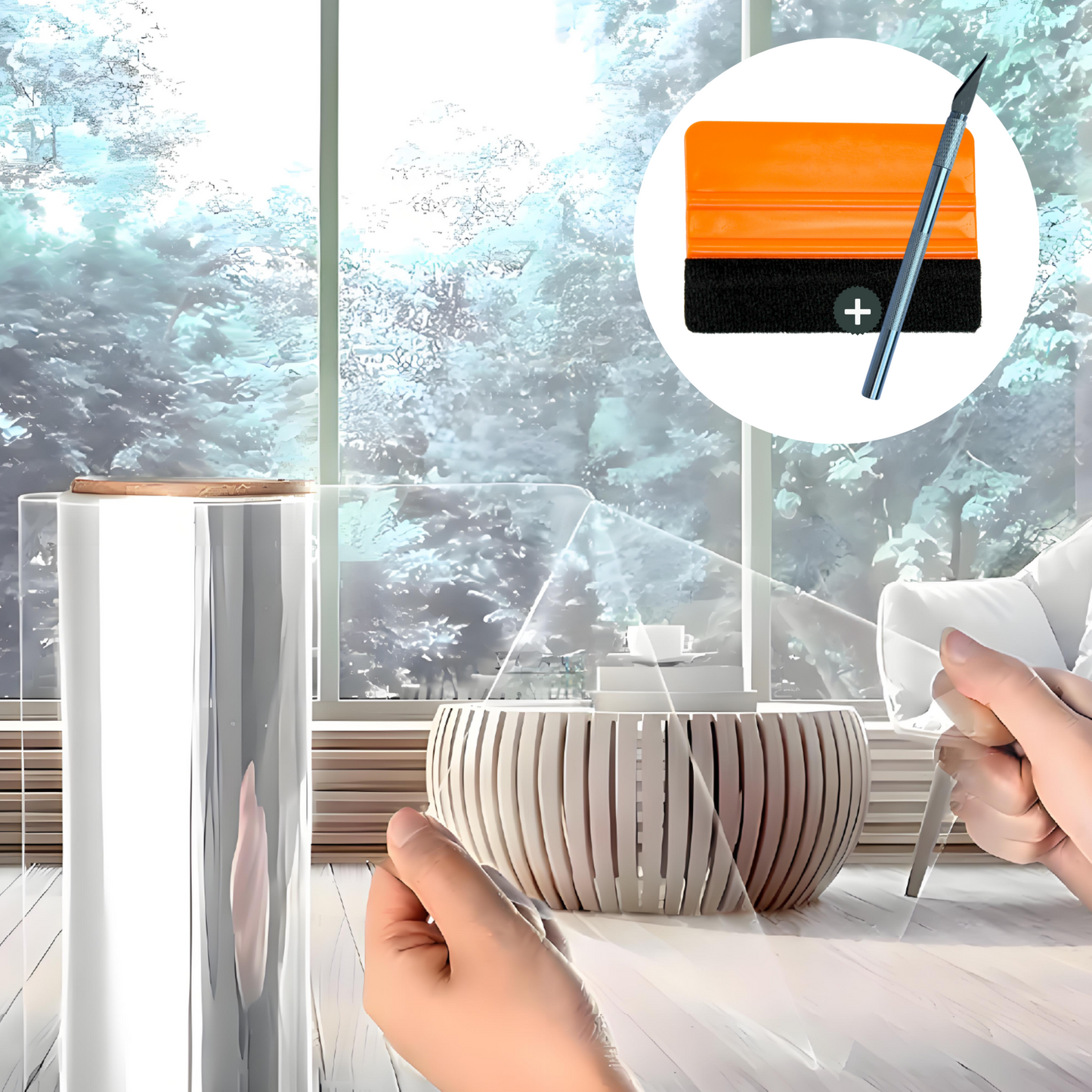 AVOID® - Raamfolie - UV Werend - Verschillende Maten